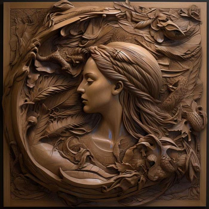 نموذج ثلاثي الأبعاد لآلة CNC 3D Art 